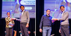 De winnaars van de LoopAward. 